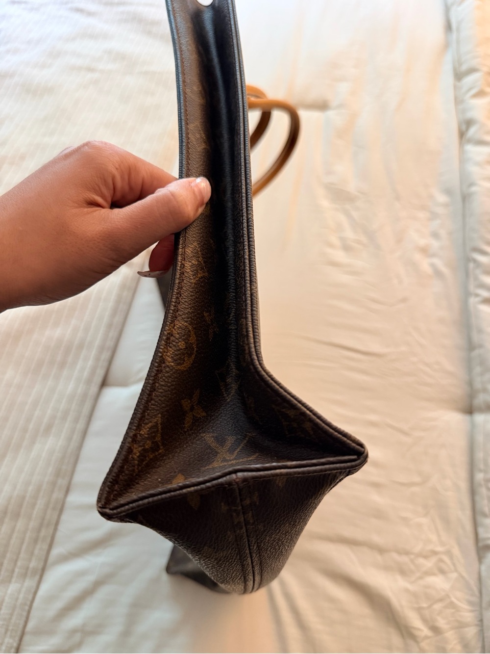 Louis Vuitton Monogram Sac Plat Tote - Picture 6 of 12
